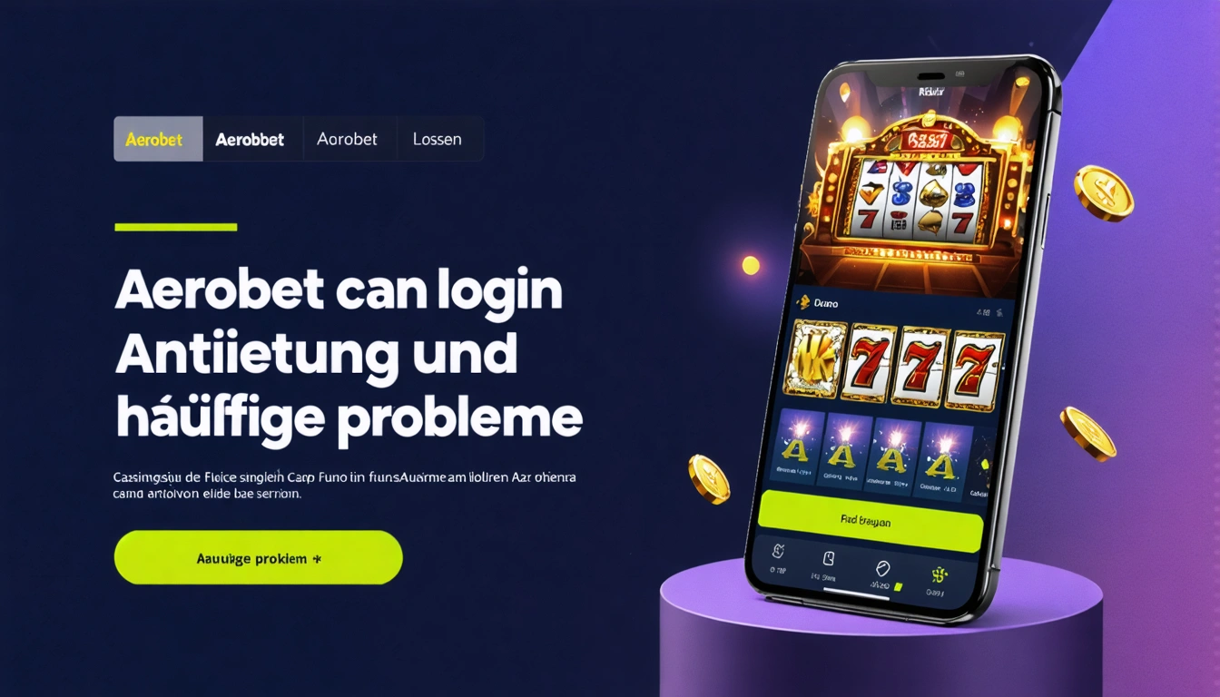 Aerobet casino login Anleitung und häufige Probleme lösen